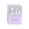 Silver glitter purple lilac ombre girly Sweet 16
