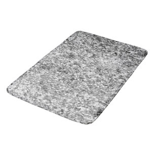 Silver Glitter Sparkle Bath Mat