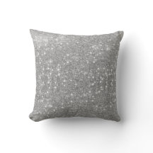 Silver Glitter Sparkle Metal Metallic Look