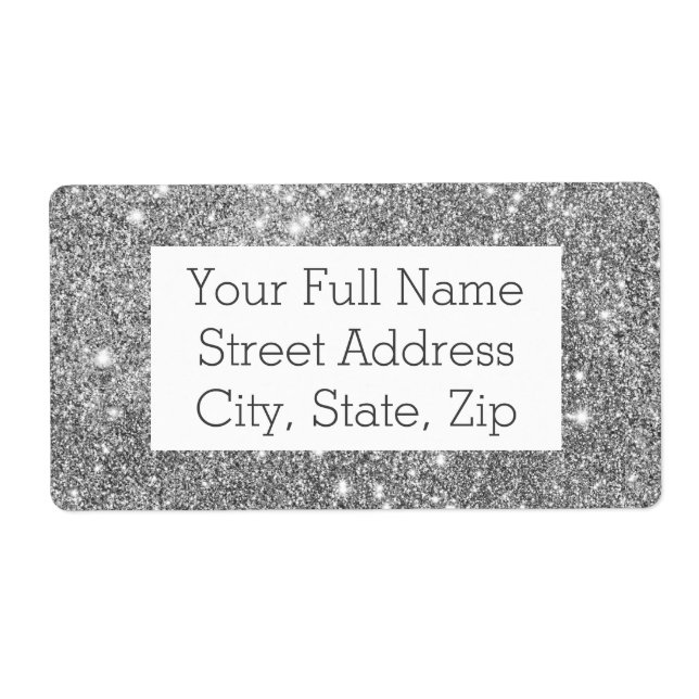 Silver Glitter Sparkles (Front)
