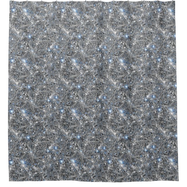 Silver Glitter Sparkles Wedding  (Front)