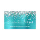 Silver Glitter Turquoise Blue Foil Online Store