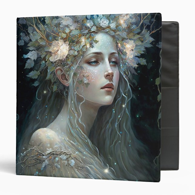 Silver Goddess Fantasy Art Binder (Front/Inside)