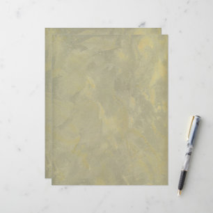 Silver Gold Metallic Plaster Scrapbook Paper Sheet
