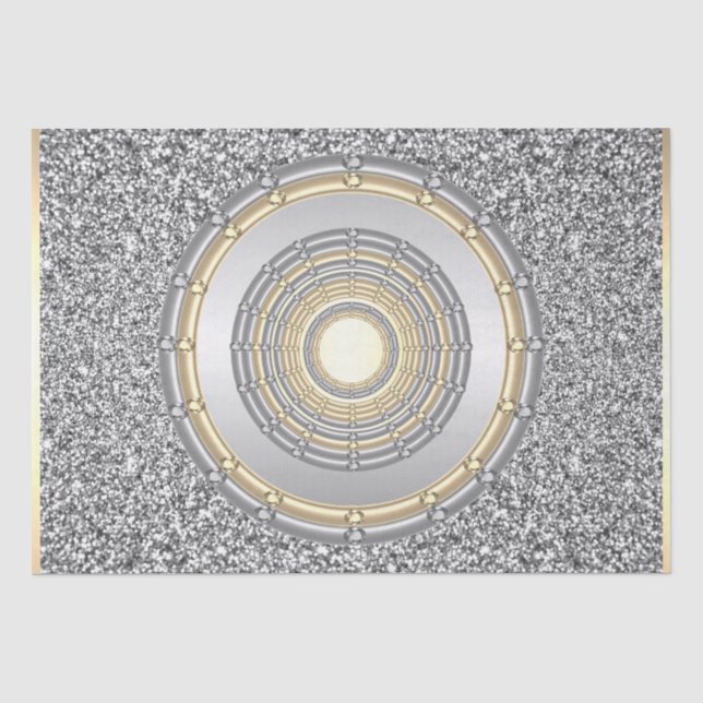 Silver Gold Tissue Paper (Front)