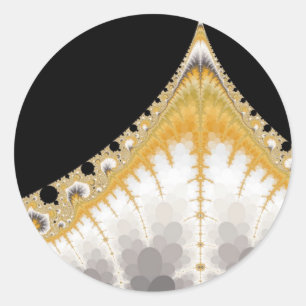 Silver Gold Volcano Stickers