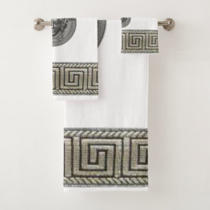 Silver Gorgon - Medusa Guest / Gift Bath Towel Set