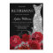 Silver Gown Red Roses Black Retirement Party
