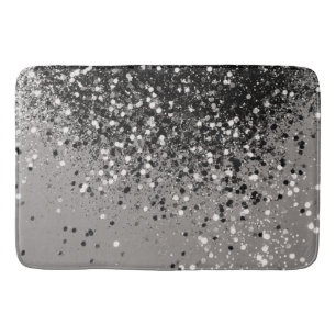 Silver Gray Glitter #1 #shiny Bath Mat