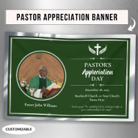 Silver Green Pastor Appreciation Church Event
