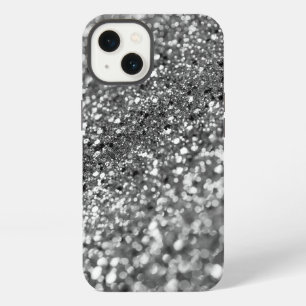 Silver Grey Bokeh Glitter #1 (Faux Glitter) #decor iPhone 13 Case