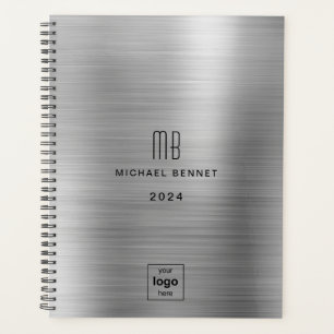 Silver Grey Business Logo 2024  Planner