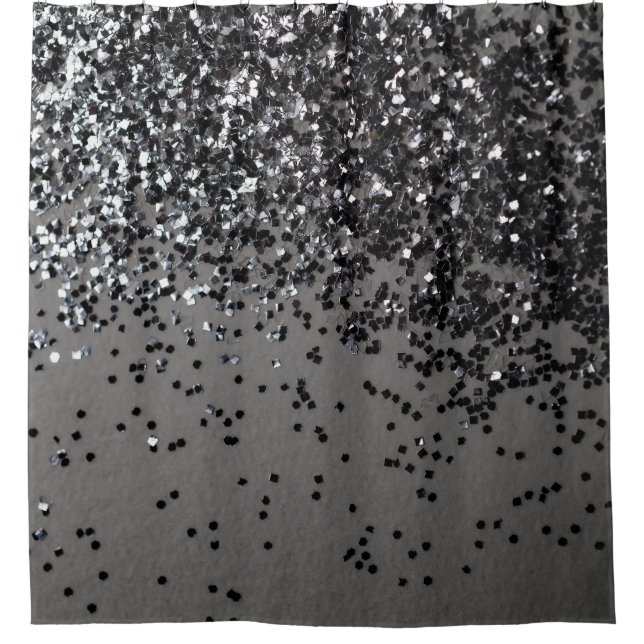 Silver Grey Glitter #4 (Faux Glitter) #shiny #art (Front)