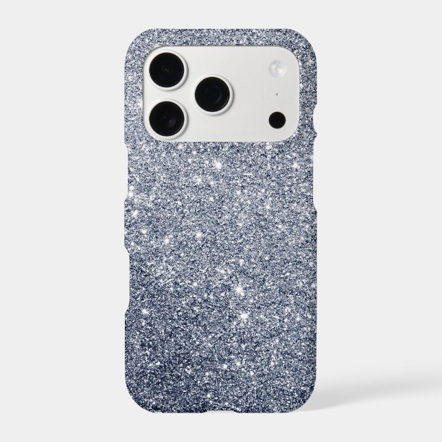 Silver Grey Glitter Background Customized  (Back)