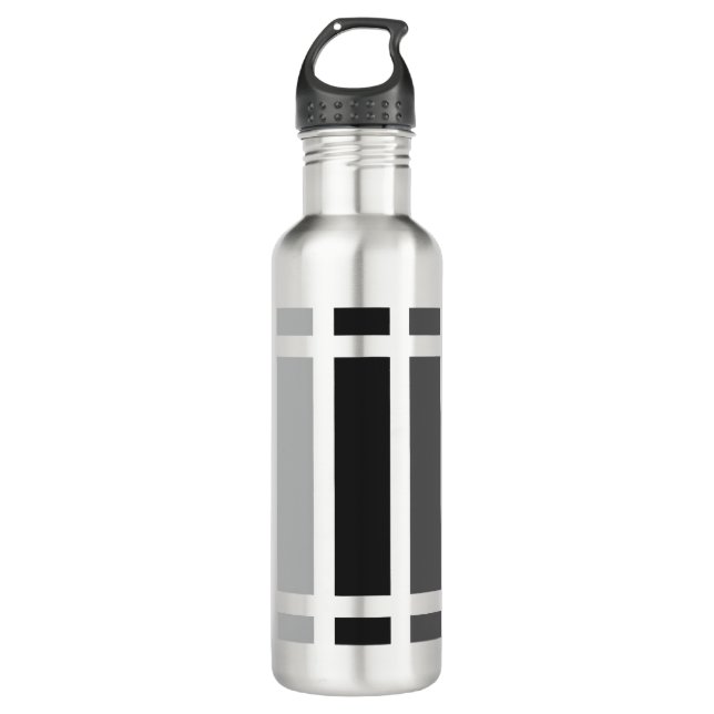 Silver Grey Hues 710 Ml Water Bottle (Front)