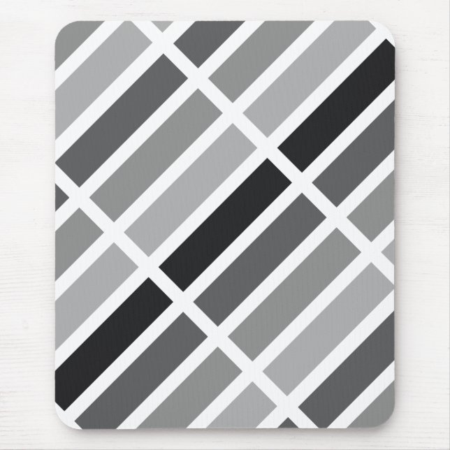 Silver Grey Hues Mouse Pad (Front)