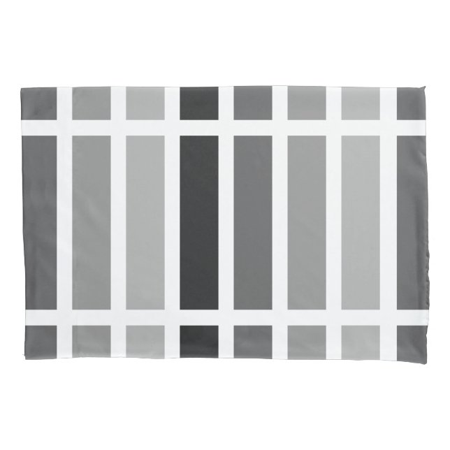 Silver Grey Hues Pillowcase (Front)