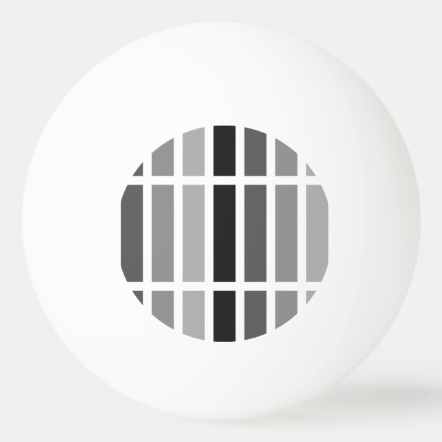Silver Grey Hues Ping Pong Ball (Front)