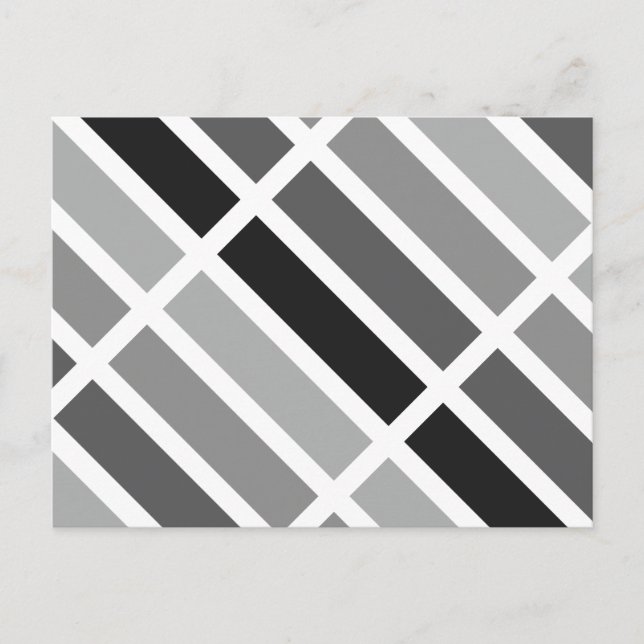 Silver Grey Hues Postcard (Front)