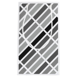 Silver Grey Hues Small Gift Bag