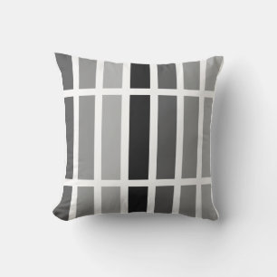 Silver Grey Hues Throw Pillow