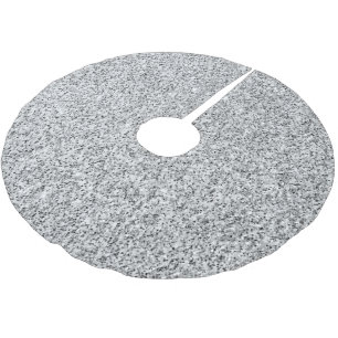 Silver grey light glitter sparkles brushed polyester tree skirt