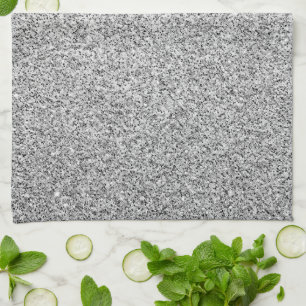 Silver grey light glitter sparkles kitchen towel