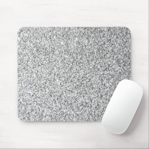Silver grey light glitter sparkles mouse pad