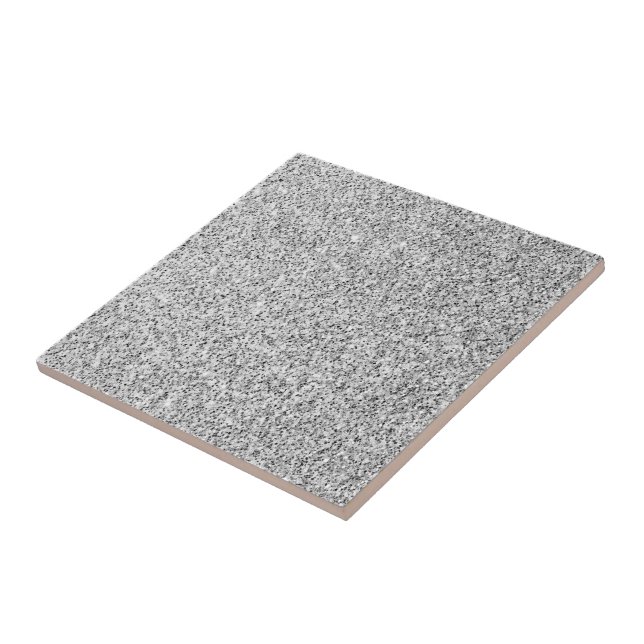 Silver grey light glitter sparkles tile (Side)