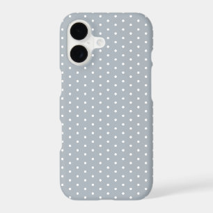 Silver Grey Polka Dot iPhone 7