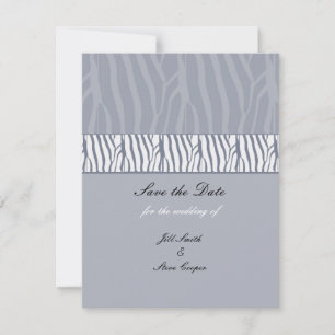 Silver Grey Save the Date