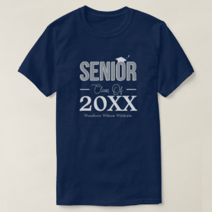 Silver Grey Senior Class of T-Shirt