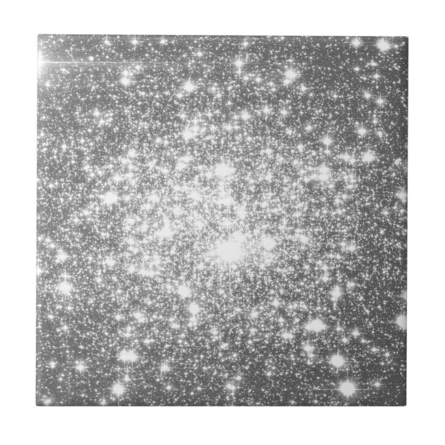 Silver Grey Sparkle Tile (Front)