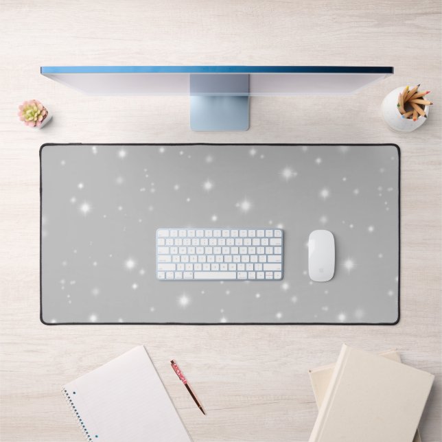 Silver Grey Starlight Desk Mat (Office 1)