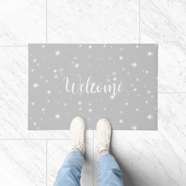 Silver Grey Starlight Doormat (Indoor)