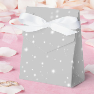 Silver Grey Starlight Favor Box