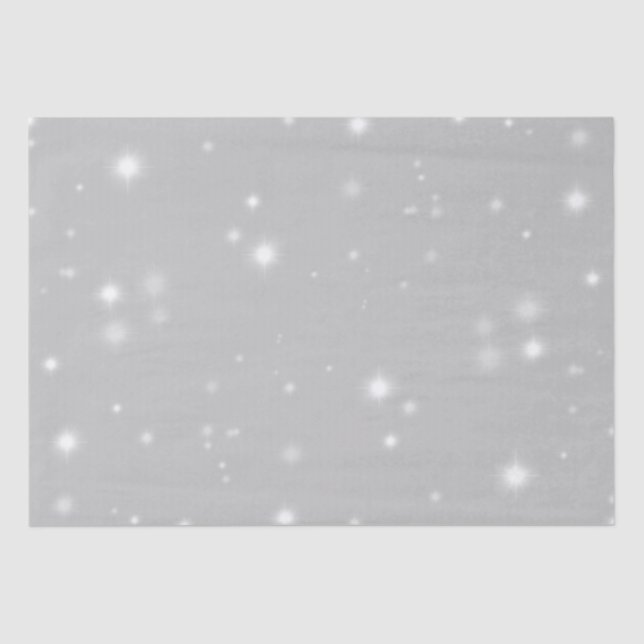 Silver Grey Starlight Tissue Paper (Front)