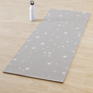 Silver Grey Starlight Yoga Mat