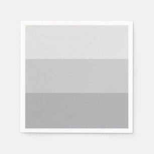 Silver Grey Striped Napkin