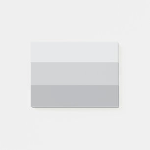 Silver Grey Striped Post-it Notes