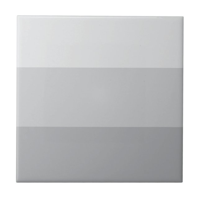 Silver Grey Striped Tile (Front)