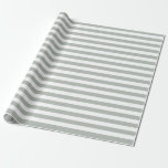 Silver Grey Stripes Wrapping Paper<br><div class="desc">Silver Grey Stripes Wrapping Paper. High quality printed matte,  glossy,  linen or Tyvek paper gift wrap paper. Modern striped pattern,  made and printed in the USA. Ideal for birthday,  anniversary and wedding gifts or Christmas presents.</div>