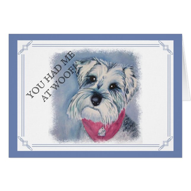 SILVER GREY SWEET SCHNAUZER (Front Horizontal)
