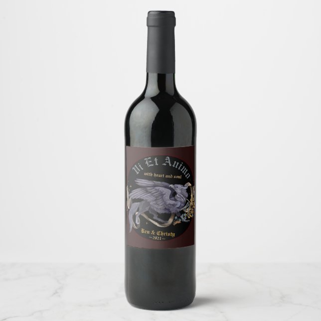 Silver Gryphon  Wine Label (Front)