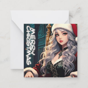 Silver Hair Santa – Merry Christmas Card