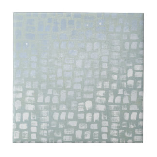 Silver Hand Paint Ceramic Tile