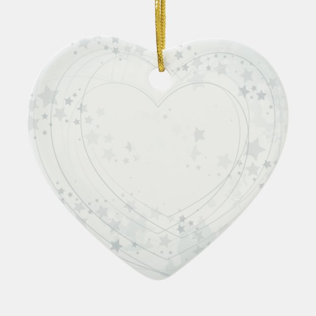 Silver heart, ornament (Front)