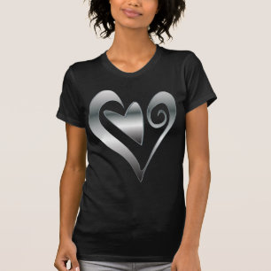 Silver  hearts T-Shirt