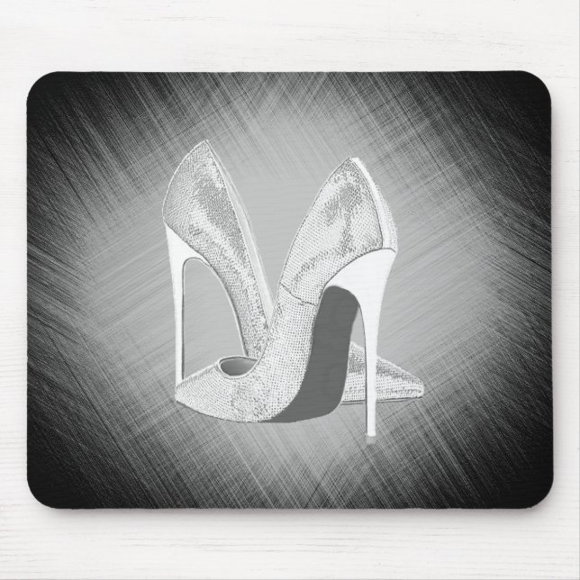 Silver Heels Mouse Pad (Front)