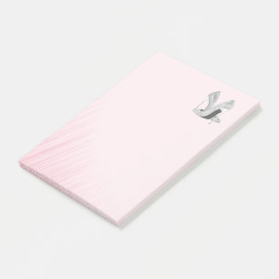 Silver Heels Pink Post-it Notes